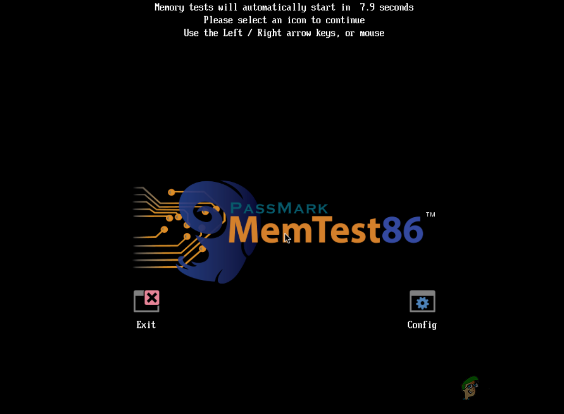MemTest86 Açılış Ekranı
