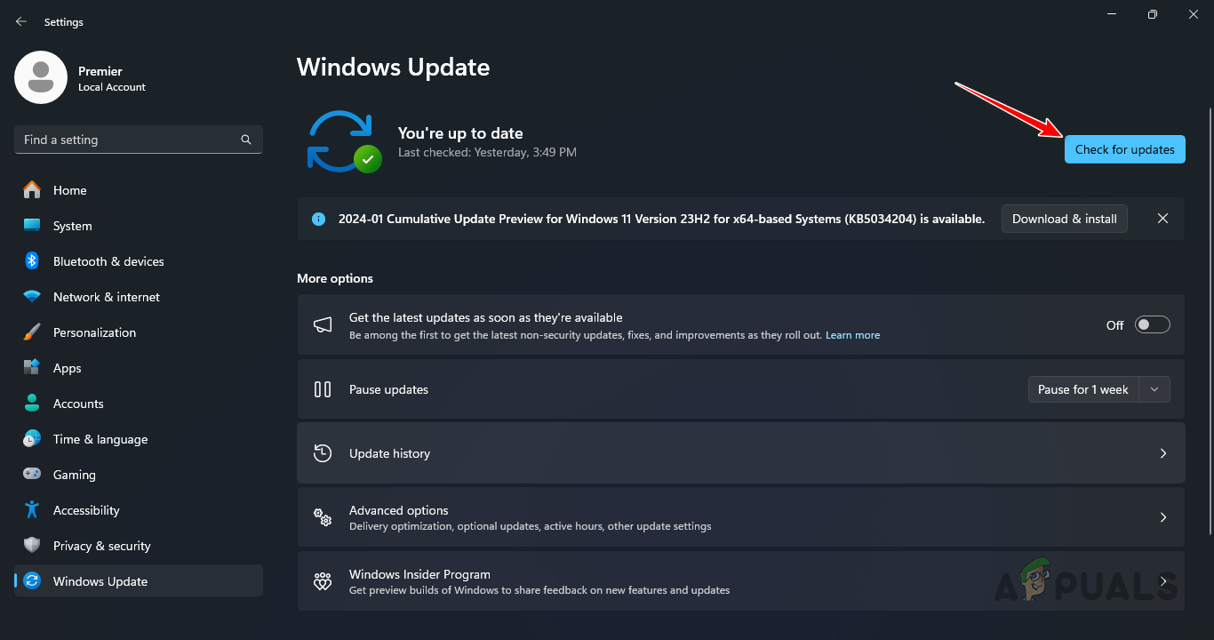 Mevcut Windows Güncellemelerini İndirme