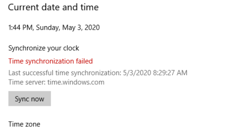 Windows’ta ‘Zaman Senkronizasyonu Başarısız Oldu’ Sorunu Nasıl Çözülür?